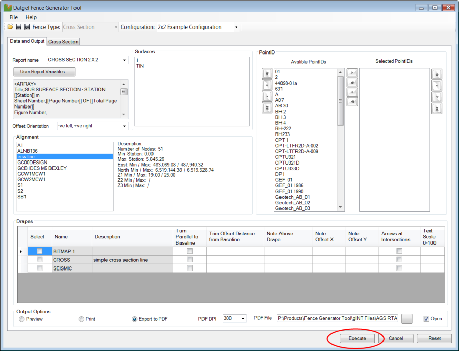 Using the Fence Output Tool - Output Tool